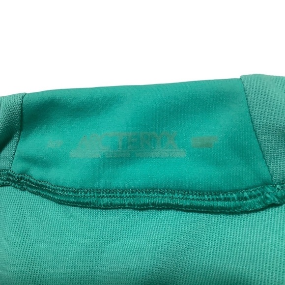 Arc’teryx 1/4 Quarter Zip Pullover Sz Small Teal - Picture 5 of 10